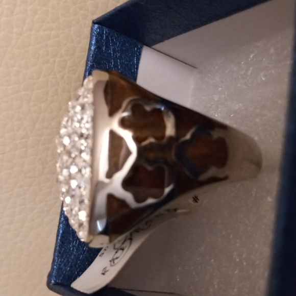 KALIFANO DESIGNER  CRYSTALS RING NWT - Picture 5 of 6